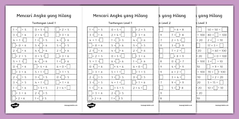 Poster Nilai Tempat Satuan Puluhan Ratusan Ribuan