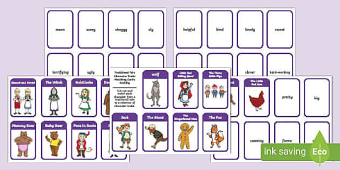 Good Character or Bad Character Sorting Activity