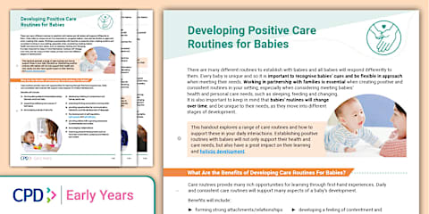 Creating a Safe and Stimulating Environment for Babies (Handout)
