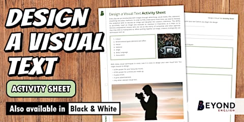 Design a Visual Text Activity Sheet