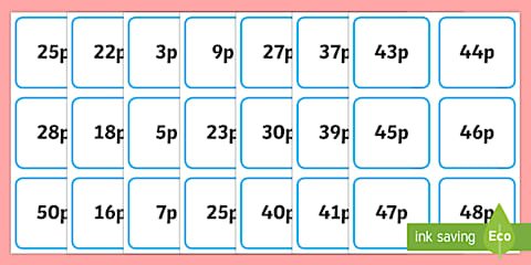 Year 2 Money - Making the Same Amount Matching Cards