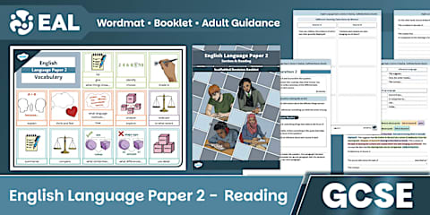 GCSE English Language Paper 1 Reading EAL Support Pack