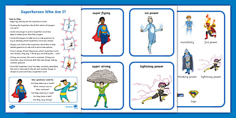 Superpowers Worksheet
