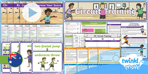 Move PE Year 4 Circuit Training Unit Pack