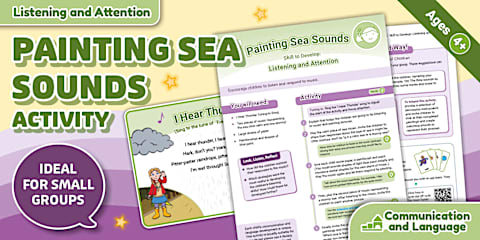EYFS Seaside Continuous Provision Ideas Resource Pack (Ages 0-2)