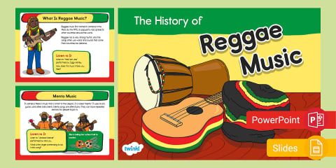 Reggae Music Fact File Template
