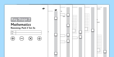 KS2 Maths Reasoning Tests Set 2 Assessment Pack and Analysis Grid