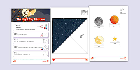 What We See In The Sky Word Mat