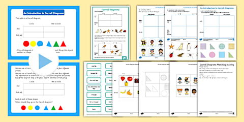Pirate-Themed Sorting Activity Using Carroll and Venn Diagrams