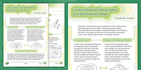 Grade 9 Social Sciences - Geography Term 1 Assessment