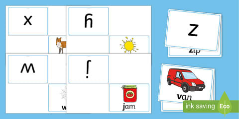 Initial Sounds I Spy j, v, w, y, z Activity Pack