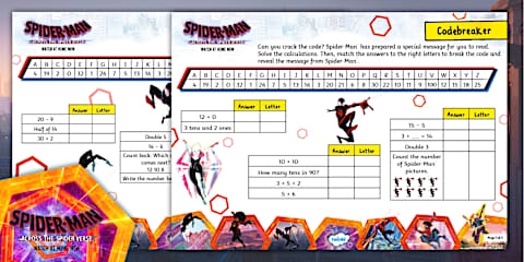 Spider-Man™: Maths Codebreaker Activity [Ages 7-9]