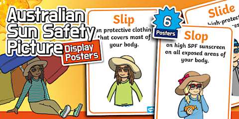 Sunsmart Code Posters SunSmart Daily UV Rating and Sun Protection Poster