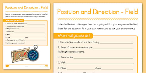 Grade 2 Maths: Position and Direction: The Classroom