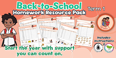 Grade 2 Phonics - Term 1 - Homework - Resource Pack (CAPS Aligned)