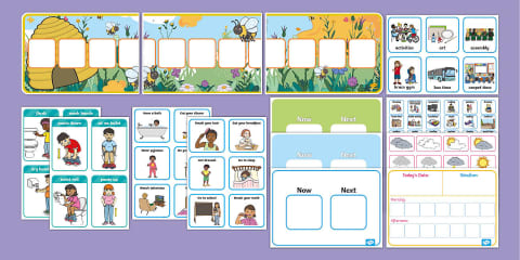 SEND Visual Timetable Resource Pack