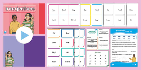 Interjection Display Poster