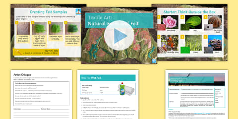 Natural Pattern And Texture Textiles Lesson Textile Art Lesson 5: Print