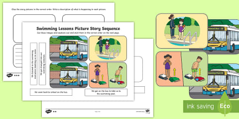 Visual Swimming Routine Swimming Visual Routine Flapbook