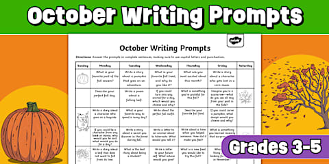 October Calendar Activity Mat