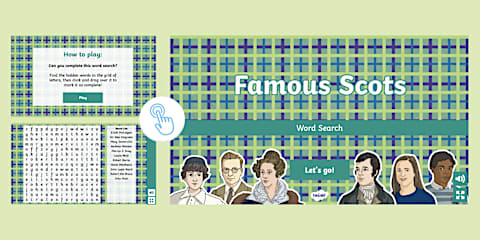Famous Scots CfE Second Level IDL Topic Web