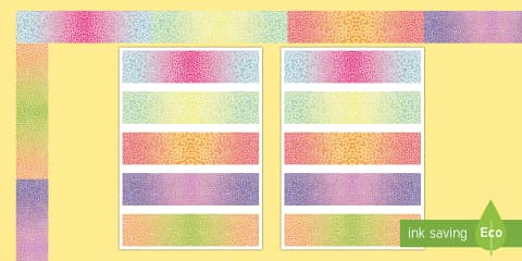 Spectacle Border General Patterned Display Borders