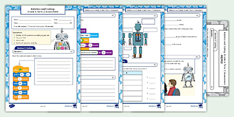 Grade 4 - Robotics and Coding - Term 4 - Assessment (CAPS Aligned)