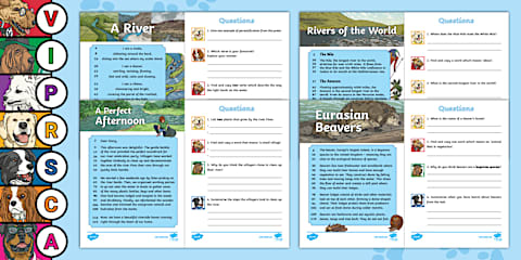 LKS2 Rivers of the United Kingdom Reading Comprehension Activity