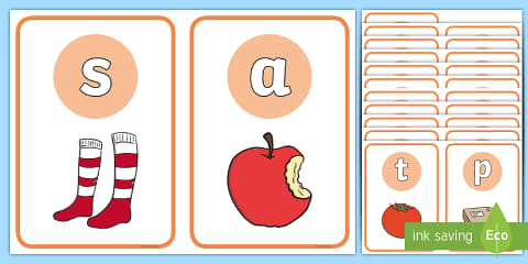Phonics Phase 2 s a t p i n I-Spy Treasure Hunt Game