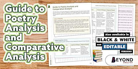 Comparing 2 Poems Example Step-by-Step Guide to Comparing Poems