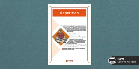 Writing Repetition Program Level 3 Writing - Repetition Worksheet