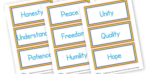 Our Core Values Display Pack