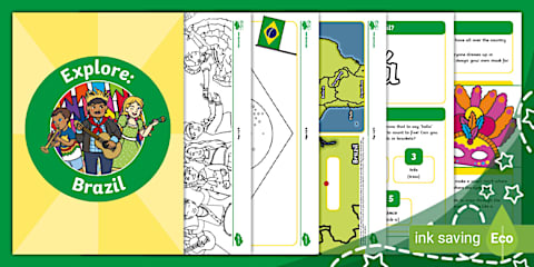 Brazil Easy Brazil Photo Flashcards