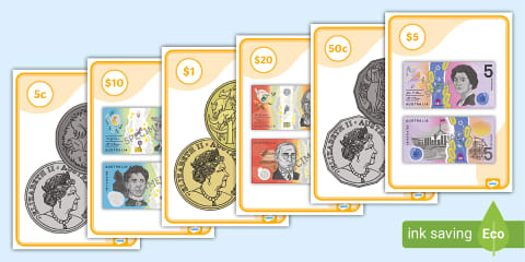 Australian Coins Display Poster