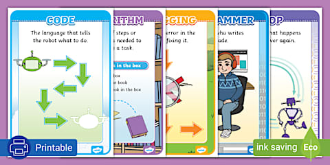 Grade 3 Robotics and Coding - Term 3 - Digital Concepts - Word Search ...