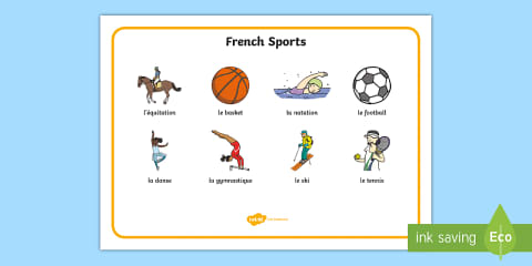 Set de mots sur les sports collectifs