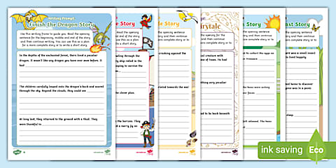 Finish the Safari Story Worksheet