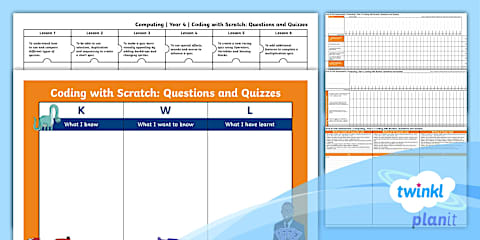 Computing: Coding with Scratch: Questions and Quizzes: Year 4 Knowledge ...
