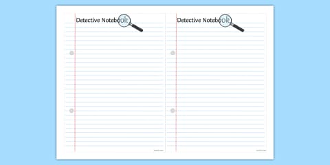 Role Play Detective ID Badge Template