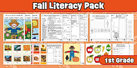 Eighth Grade Fall Writing Activity Pack