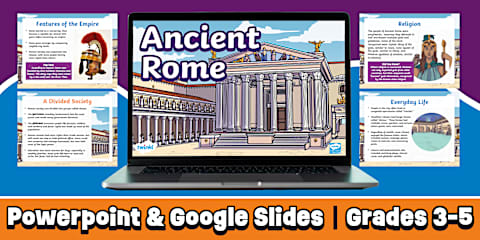 Ancient Rome Teaching Pack for 3rd-5th Grade