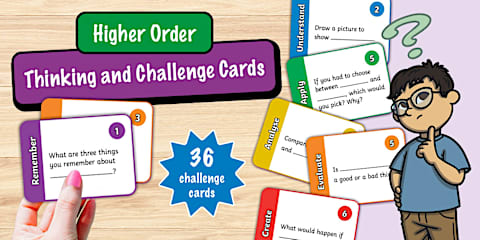 Third Grade Higher Order Thinking Question and Activity Cards for ...