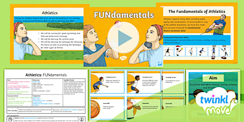 Twinkl Move PE - Year 4 Athletics Lesson 1 - FUNdamentals