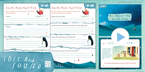 Lost and Found: All About Penguins PowerPoint and Fact File Activity