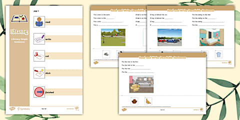 Structured Steps Literacy Following Reading Simple Instructions