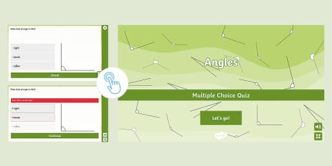Angles Interactive Sorting Activity