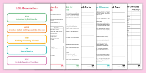 Completed Send Observation Template SEND Observation Sheets