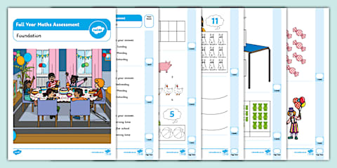Kindergarten Mathematics Assessment Pack