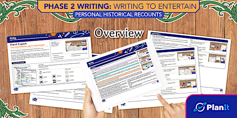 Phase 2 Writing: Writing to Entertain Personal Historical Recounts ...