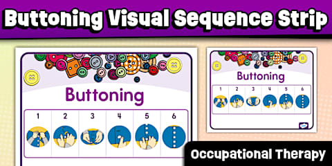 Occupational Therapy Shoe Tying Visual Steps, Rhymes, and Practice ...